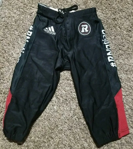 Ottawa Redblacks #RNation Adidas CFL Team Game Issued Pants Sz 30 Game Black Cover