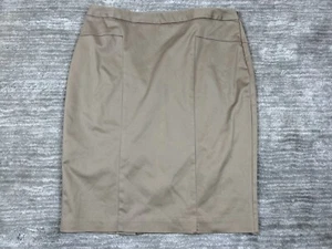 Worthington Skirt Womens 12 Brown Stretch Side Zip NWT - Picture 1 of 12