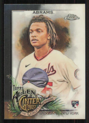 2022 Topps Allen and Ginter Chrome #218 CJ Abrams RC - Image 1 of 2
