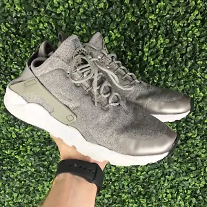 Nike Womens Gray Air Huarache Run Ultra SE 859516-009 Athletic Running Shoes 10 - Picture 1 of 11