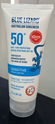 Blue Lizard Sensitive SPF 50+ Mineral Sunscreen Lotion,3Fl Oz, EXP 01/26, new - Image 1 of 2