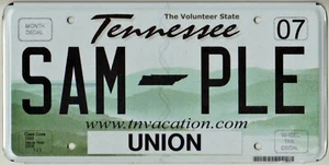 Tennessee 2007 www.tnvacation.com muestra matrícula ++ como nuevo TN - Imagen 1 de 2