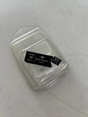 memory stick micro 1GB & m2 adapter sandisk - Image 1 of 3