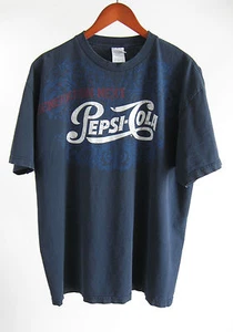 Camiseta gráfica en dificultades azul Pepsi Generation Next talla XL - Imagen 1 de 7