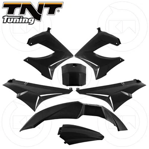 Kit Carene 7 Pieces Carena Original Version Black Derbi Senda 50 Sm X Race 2009 - Picture 1 of 2