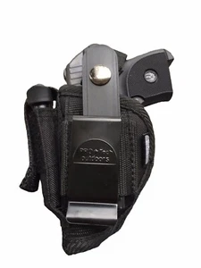 Gun holster With Extra-Magazine Pouch For Belgium Baby Browning 25 ACP - Picture 1 of 2