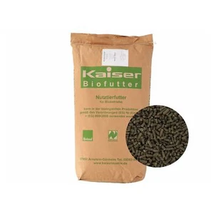 Kaiser Bio Grünmehlpellets 25 kg Biofutter für Pferde Kaninchen Rinder Schafe - Bild 1 von 11