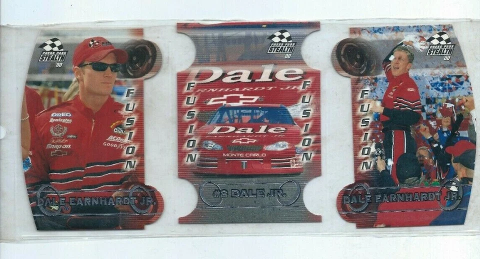 2000 Press Pass Stealth New Lot of 3 (#FS16,#FS17,#FS18) Dale Earnhardt Jr.  - Image 1 of 2