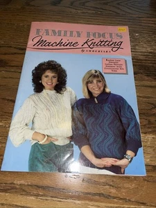 Amberyarn Family Focus Maschine Strickheft 20 Muster ~ Pullover/Jacken/Anzug - Bild 1 von 2