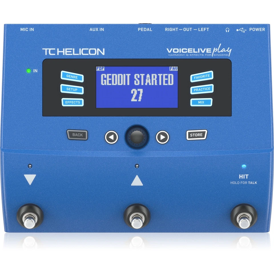 TC-Helicon 996356011 VoiceLive Play Vocal Harmony Effects Processor Pedal Works