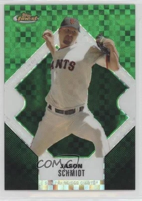 2006 Topps Finest Green X-Fractor /50 Jason Schmidt #31 - Image 1 of 2