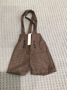 Minimom karierter Strampler 1/2y neu mit Etikett - Bild 1 von 2