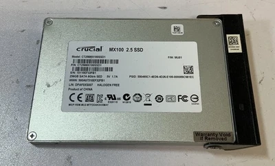 Crucial MX100/CT256MX100SSD1 256GB 2.5" SATA III Internal SSD Storage "Q7D" - Image 1 of 3