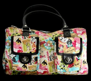 Disney Parks | Mickey Mouse and Friends Handtasche Collage bunt Allover Print - Bild 1 von 7