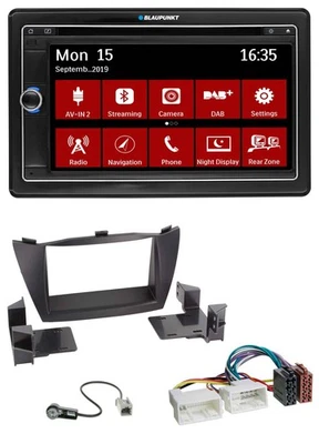 Blaupunkt Bluetooth DAB 2DIN USB DVD MP3 Autoradio für Hyundai Tucson 2010-2015 - Bild 1 von 4