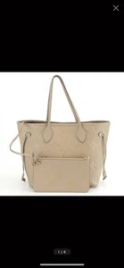 Louis Vuitton Neverfull MM in Monogram Giant Empreinte Leather with Pochette - Picture 1 of 7