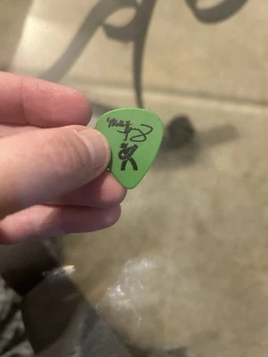 Matt Hensley - Flogging Molly 2024 tour issue guitar pick pick - Image 1 of 2