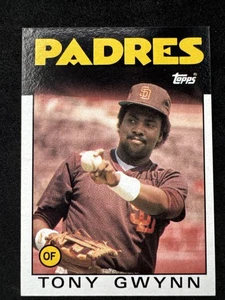 ⭐🦄 1986 Topps #10 Tony Gwynn - San Diego Padres Salón de la fama 🆓📦 - Imagen 1 de 2