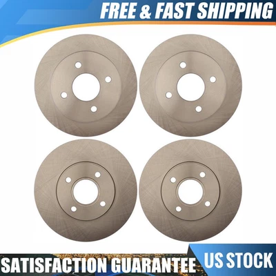 Rotor de freno de disco delantero trasero Raybestos 4 piezas para Ford Focus 2005 2006 2007 Foto 1 de 4