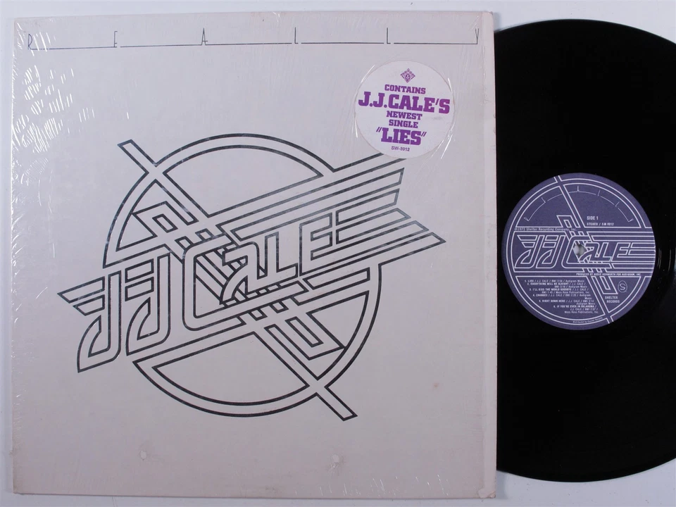 J.J. CALE Really SHELTER LP VG+ embossed cover SHRINK a - Image 1 of 2