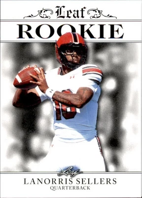 2024 Leaf ROOKIE LANORRIS SELLERS RC #RA-76 FOOTBALL Mint - Image 1 of 2