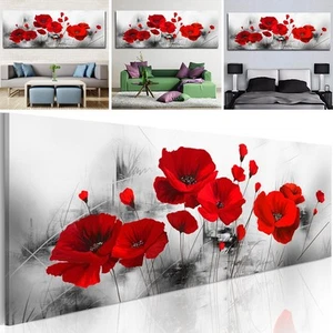 New Practical Canvas painting Wall Decor Art Picture Single Red Supplies - Picture 1 of 12