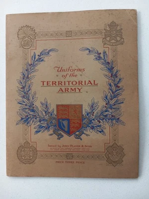 Uniforms of the Territorial Army John Player's & Sons Cigarette Cards Album VGC - Image 1 of 4