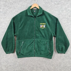 UltraClub Camp Freedom Germany Fleece Jacket Men's Size M Green Boy Scouts BSA - Picture 1 of 9