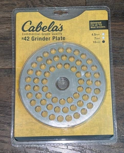 Cabela's #42 Commercial-Grade Grinder Plate, 10MM - FREE SHIPPING - Picture 1 of 7