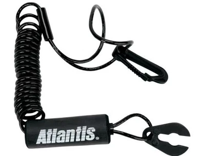 Atlantis Lanyard - Black Snowmobile Watercraft PWC A8130 A-8130 13-0310 983084 - Image 1 of 4
