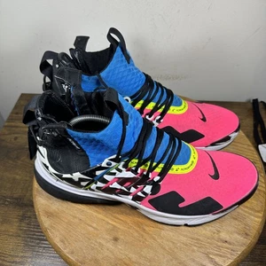 Nike Air Presto Mid Acronym Schuhe Herren Größe 11 Racer Pink Blau Schwarz AH7832-600 - Bild 1 von 9