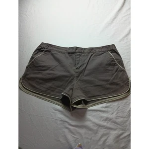 Mini Pantalones Cortos Vintage Y2K Lux Micro Marrón Mujer Talla 12 Bolsillos - Imagen 1 de 5