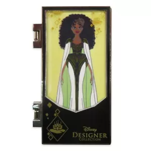 Alfiler con bisagras Disney Designer Ultimate Princess Collection Tiana Princesa Rana - Imagen 1 de 1