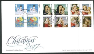 2017 Christmas FDC - Winterhill, Milton Keynes (Tree) Pmk - Bild 1 von 1
