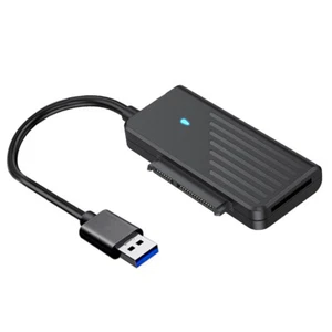 ♥ USB3.0 To SATA Adapter Cable 5Gbps 2.5/3.5 Inch HDD Converter NVME for Tablet - Photo 1/6