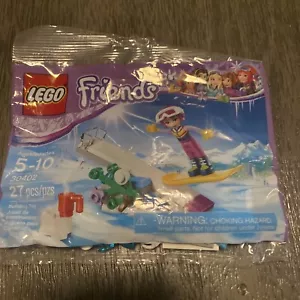 LEGO 30402 Friends Snowboard Tricks 27 piece POLYBAG MINI set - Picture 1 of 3