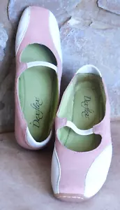 COMFORT walking SHOES sz 11 Dexflex Dexter PINK leather Maryjane FLAT ballet Ec - Picture 1 of 5