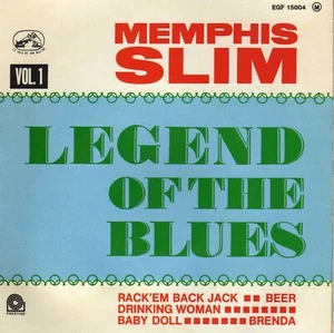 "MEMPHIS SLIM RACK'EM BACK JACK FRANZÖSISCH ORIGINAL EP 45 PS 7" - Bild 1 von 1