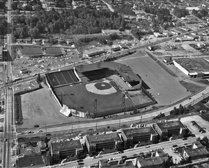 Sick's Seattle Stadium - 8x10 B&W Photo - Picture 1 of 1