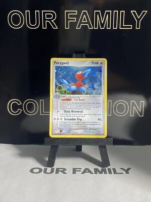 PORYGON 2 Holo 12/115 RARE EX Unseen Forces Pokemon Card 2005 - Image 1 of 4