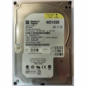 WD1200AB-22DBA0 - Western Digital 120GB 7200 RPM IDE 3.5" HDD - Picture 1 of 1