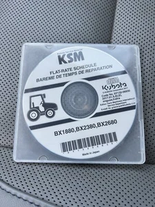 Kubota BX1880 BX2380 BX2680 Tractor Flat Rate Manual CD - Picture 1 of 1