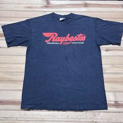 Vintage Raybestos Brakes Shirt Mens XL Black 90s Cars Detroit Single Stitch - Image 1 of 4