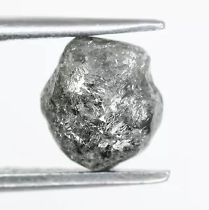 Diamante de corte irregular natural de sal y pimienta de 2,29 quilates para joyería - Imagen 1 de 7