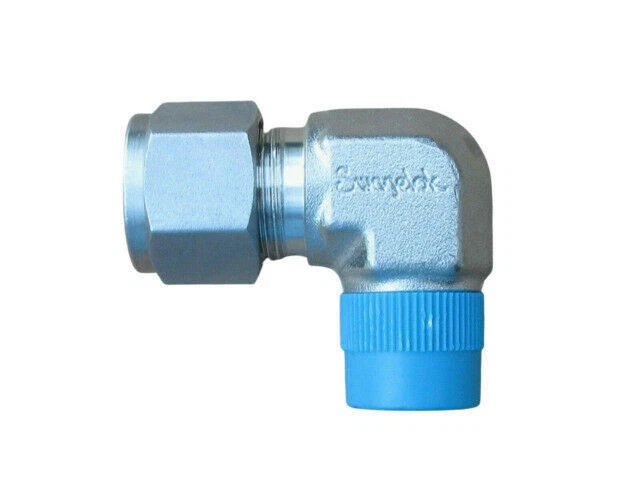 Swagelok SS-810-2-6, Stainless Steel Tube Fitting, Male Elbow - 1/2" Tube Od x 3/8" Male NPT