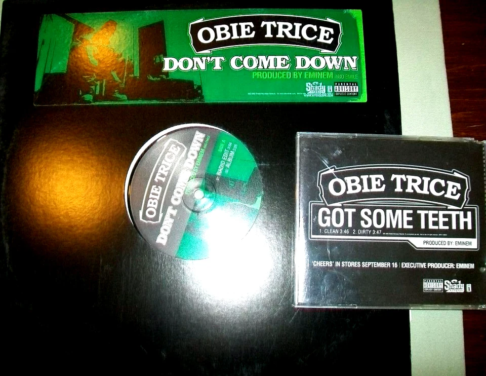 Obie Trice *PROMO VINYL / CD LOT* Got Some Teeth – Don't Come Down - Bild 1 von 1