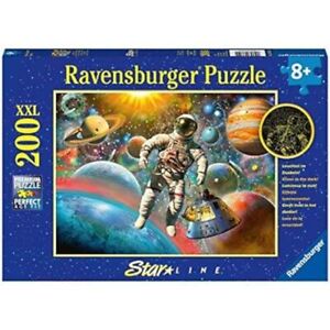 Ravensburger Puzzle Ausflug ins All 200 Teile Leuchtend Kinder