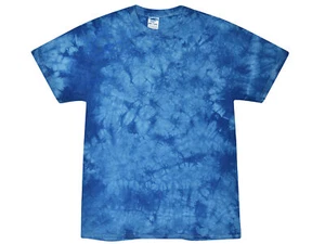 Camiseta azul cristal tie dye adulto S M L XL 2XL 3XL 100 % algodón preencogido - Imagen 1 de 2