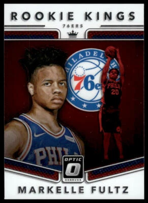 2017-18 Donruss Optic #1 Markelle Fultz Rookie Kings Philadelphia 76ers - Image 1 of 2