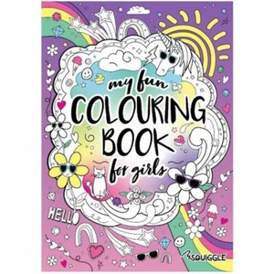 Colouring Fun Girls - Kids Colouring Book In A4 Fun Images Cool School Activity - Picture 1 of 4